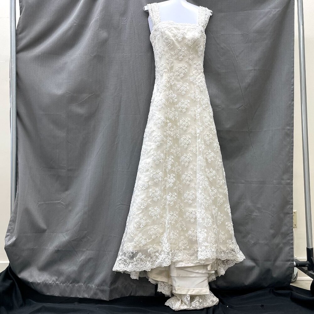 Silvia Chavez Beaded Tulle Mermaid Wedding Gown